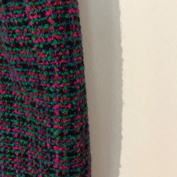 ๐Last Call Before Donation๐ Vintage colourful tweed wool blend mini skirt - Picture 4 of 11